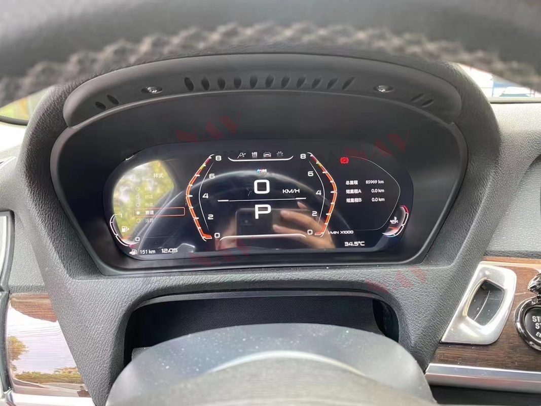 Digitale Cluster Custom LCD Auto Dashboard Ingebouwde 1DIN Voor BMW E60 E70 E71